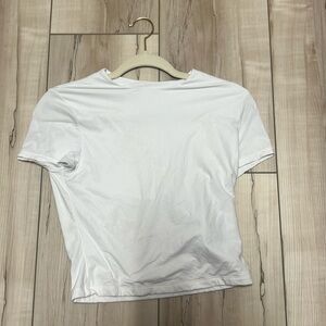White crop top